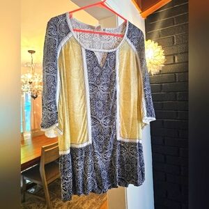 Anthropologie Lilka brand beach cover-up tunic top